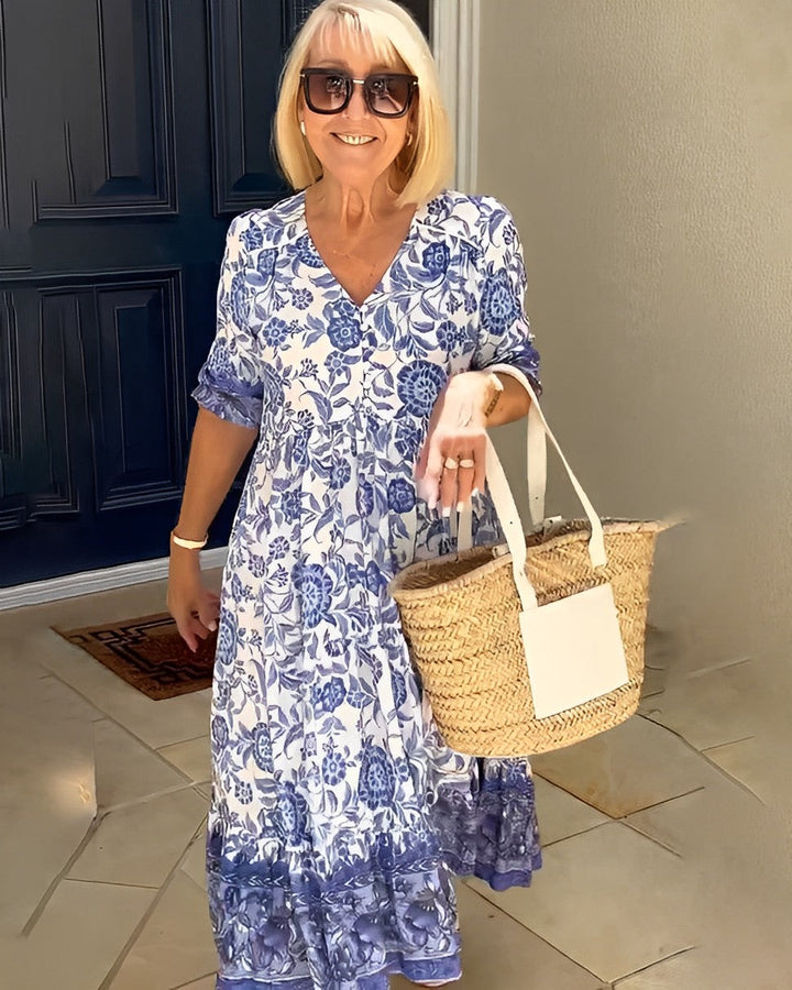 Madison – Lichte, vloeiende jurk met flatterend effect