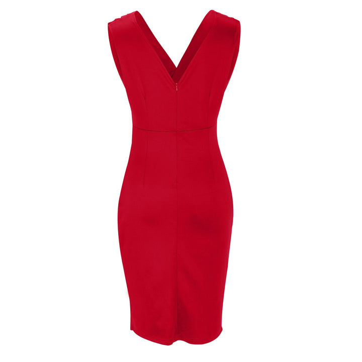 Maud™ | Elegante Jurk met V-hals en Split