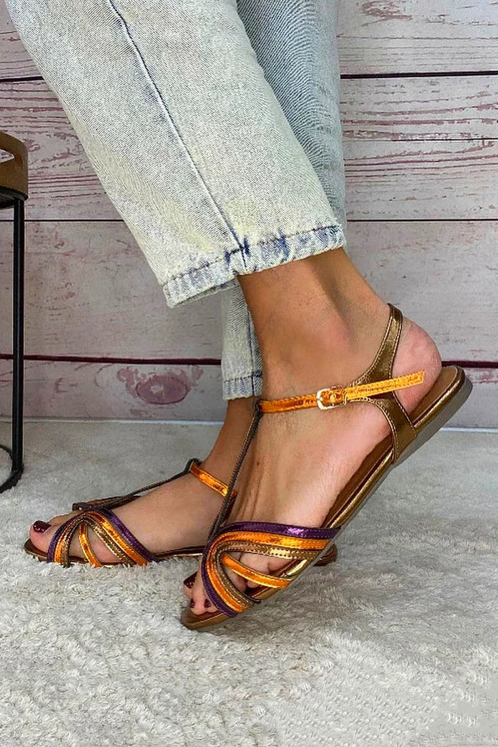 Viviana | Sandalen in Mediterraanse Kleuren