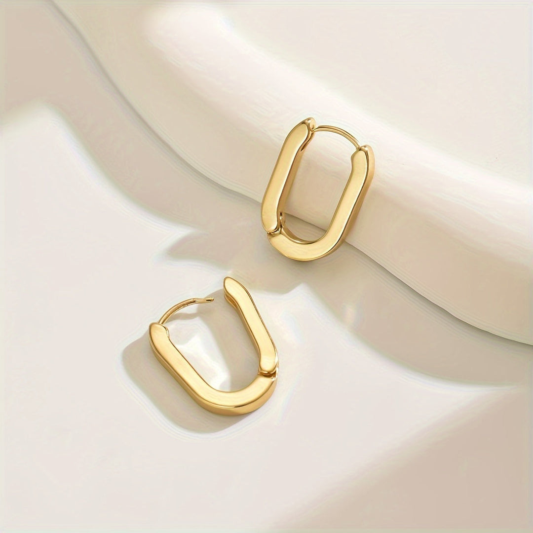 Elegante geometrische oorbellen