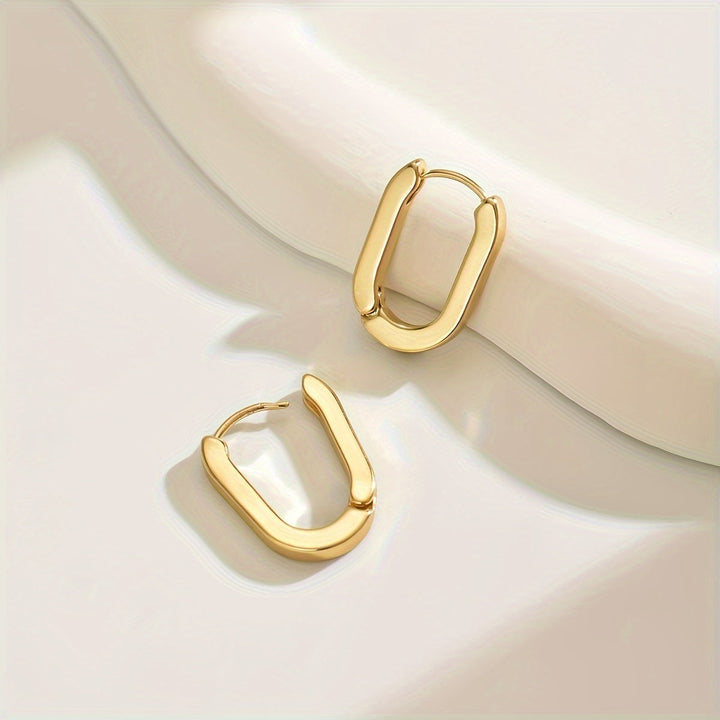 Elegante geometrische oorbellen