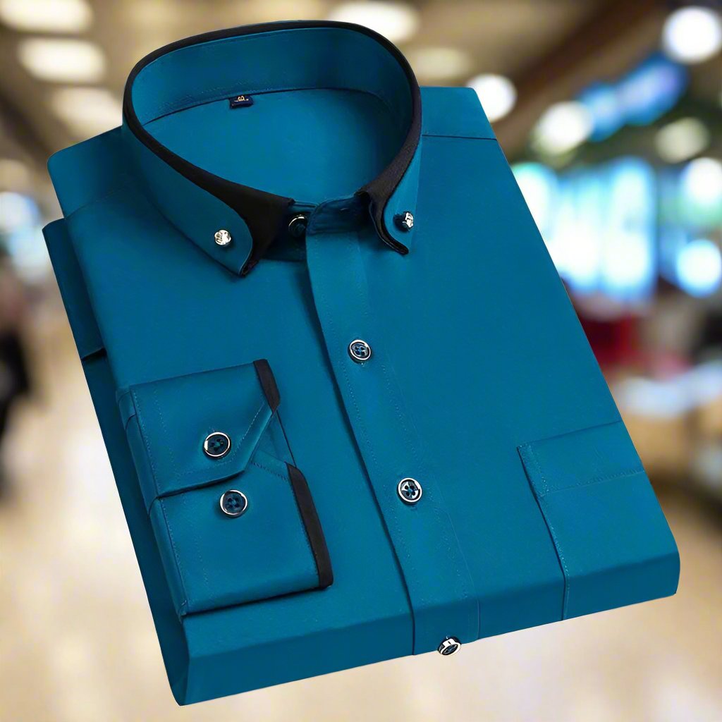David™ | Klassiek Shirt - Lange Mouwen
