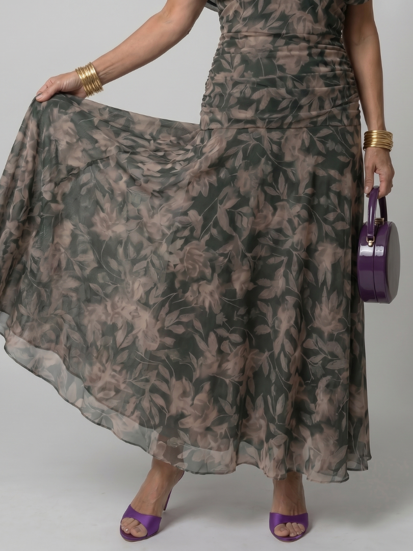 Calen | Midi Off Shoulder Jurk