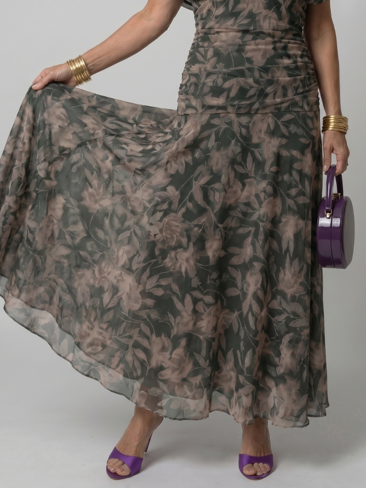 Calen | Midi Off Shoulder Jurk