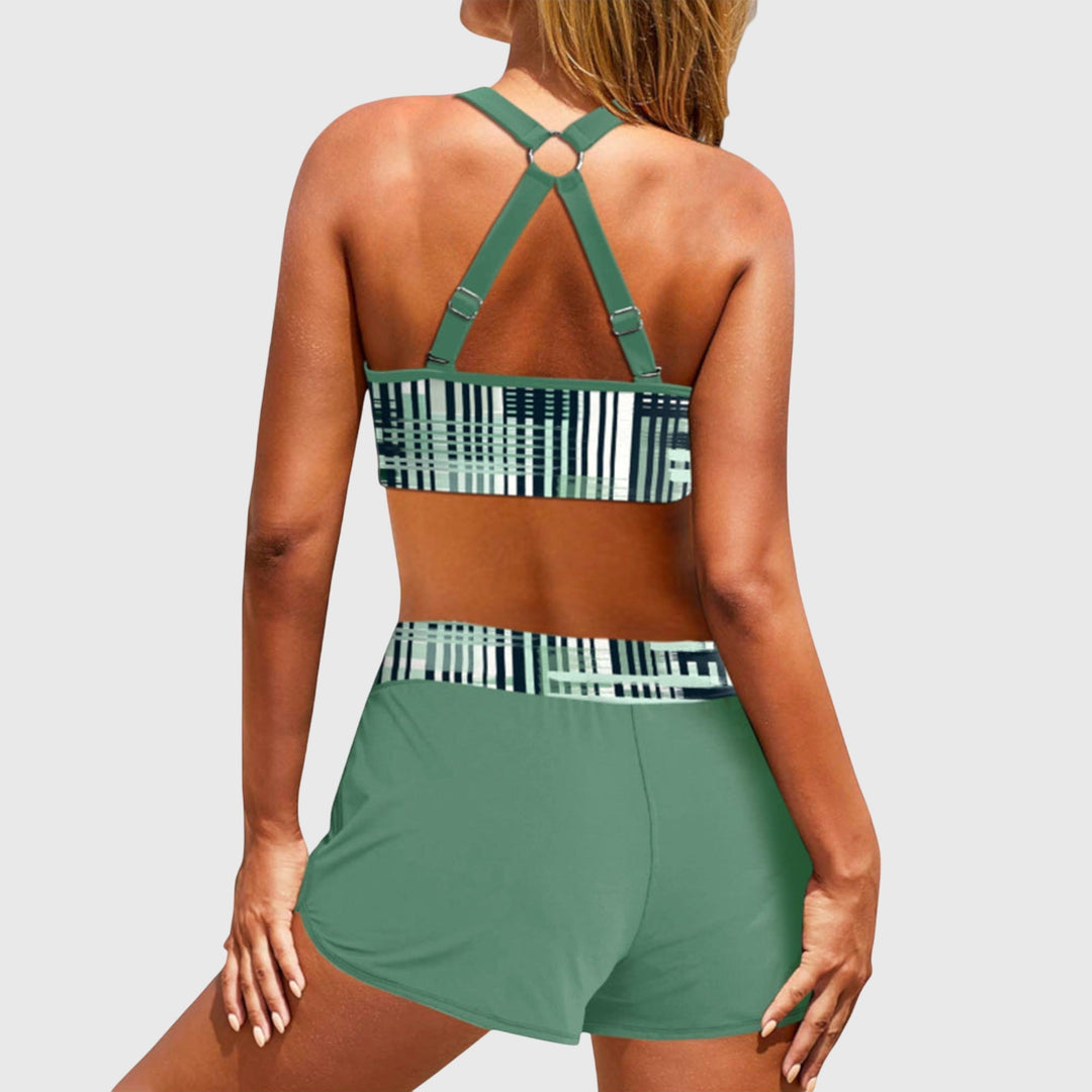 Janelle - Hoge Taille Gekreukt Bikini