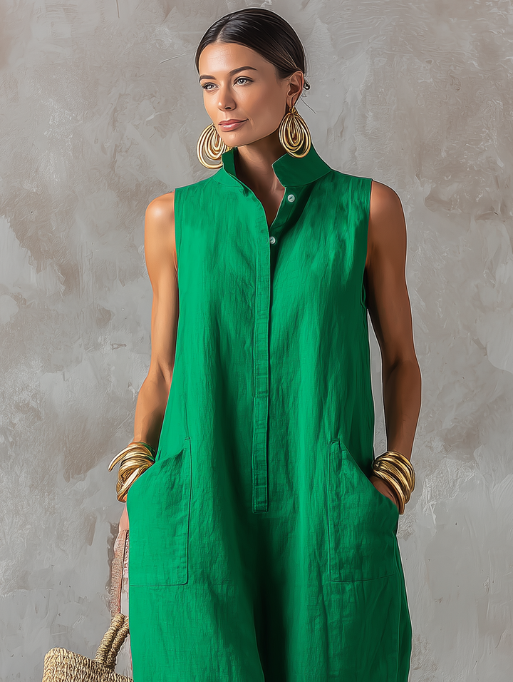Carla – Smaragdgroene Jumpsuit
