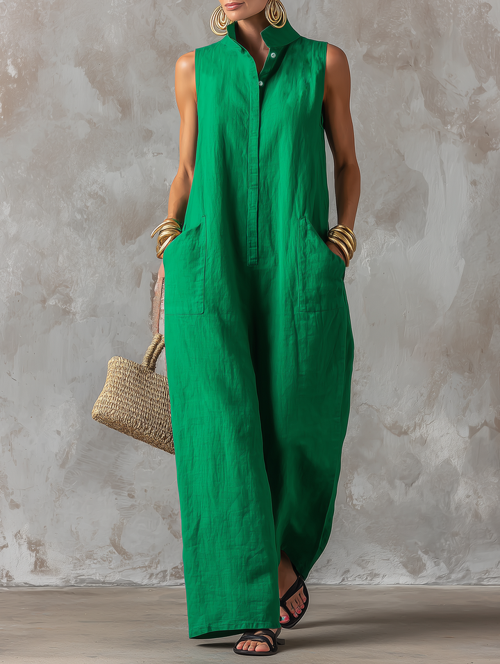Carla – Smaragdgroene Jumpsuit