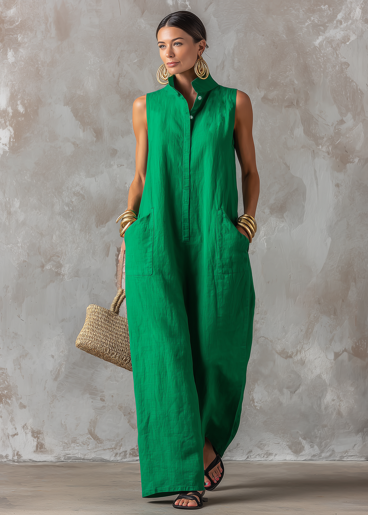 Carla – Smaragdgroene Jumpsuit