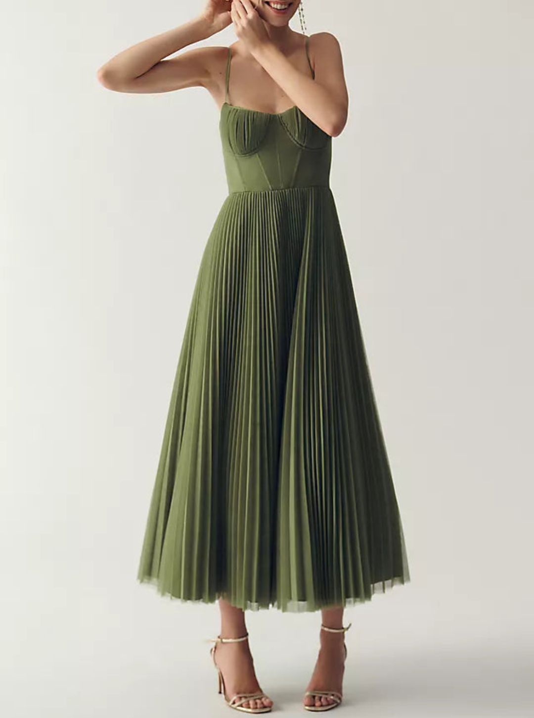 La Scintilla | Elegant gedrapeerde tule jurk