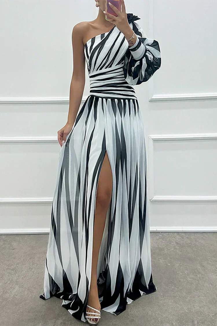 Hazel™ | Elegante Maxi Jurk met Schouder Ontblotend