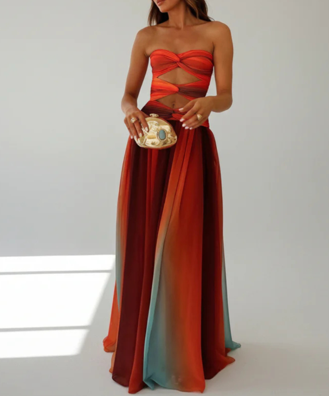 La Scintilla | Elegante Maxi Jurk Lila