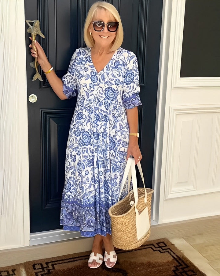 Madison – Lichte, vloeiende jurk met flatterend effect