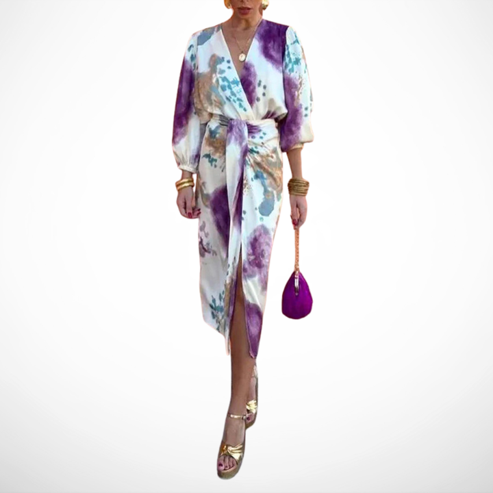 La Scintilla | Elegante Midi met Fijne Motieven