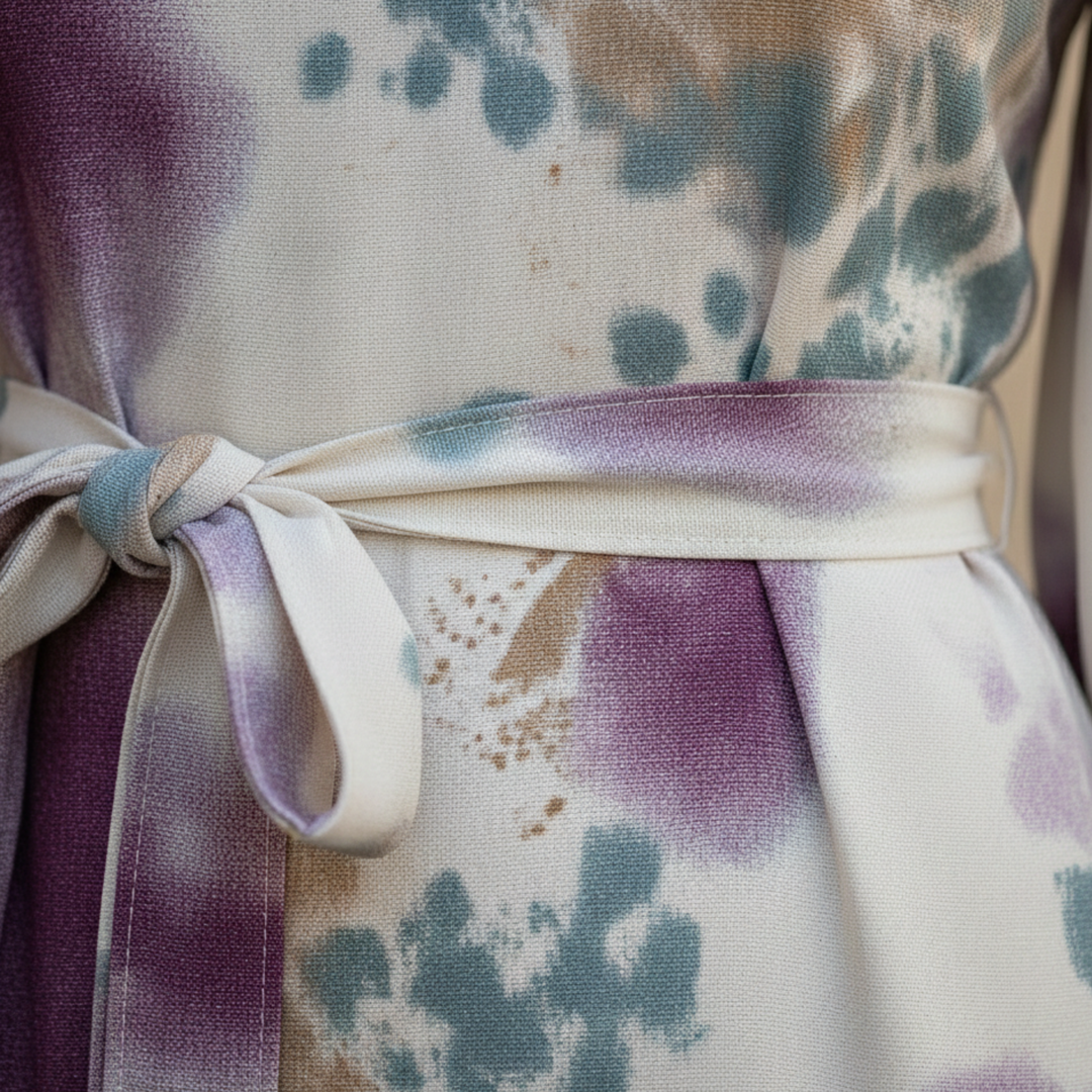 La Scintilla | Elegante Midi met Fijne Motieven