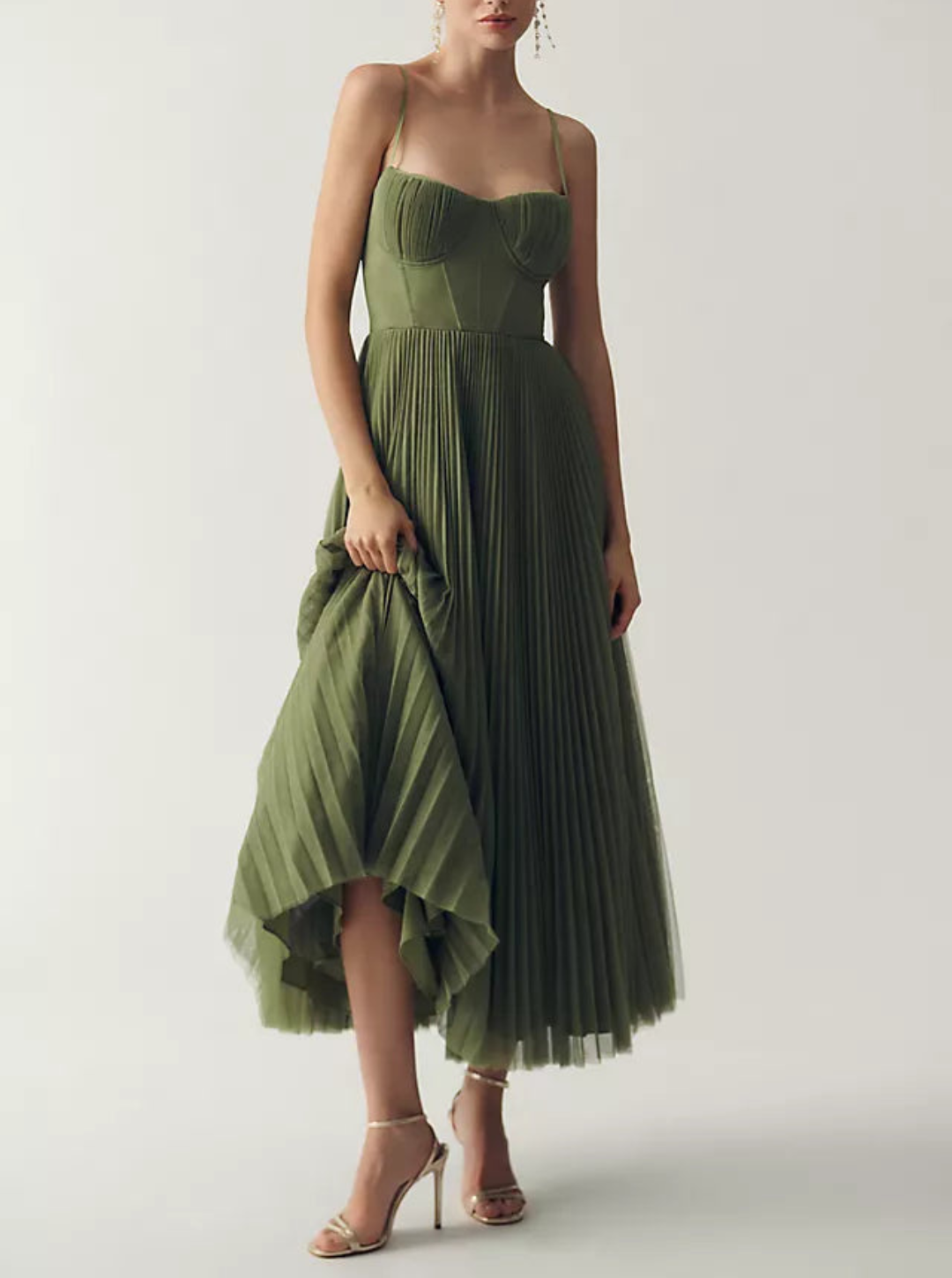La Scintilla | Elegant gedrapeerde tule jurk