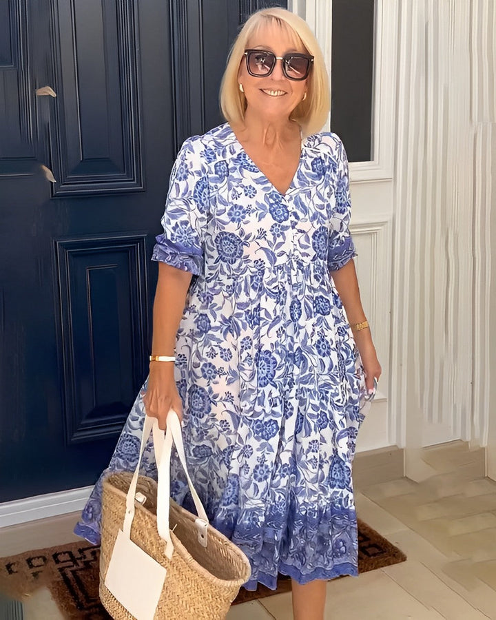 Madison – Lichte, vloeiende jurk met flatterend effect