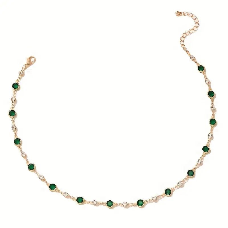 Emerald Groene Hanger Ketting