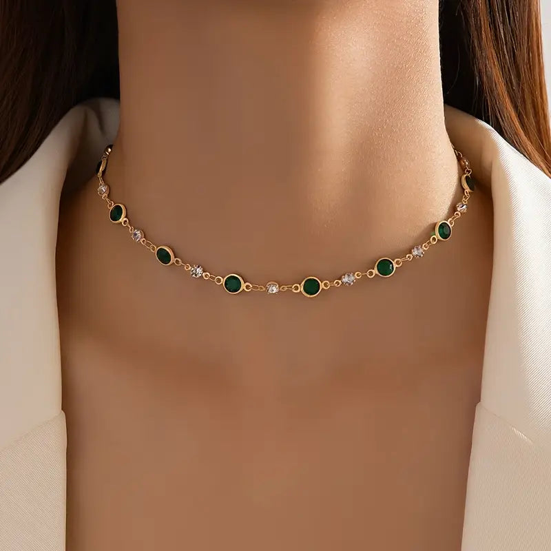 Emerald Groene Hanger Ketting