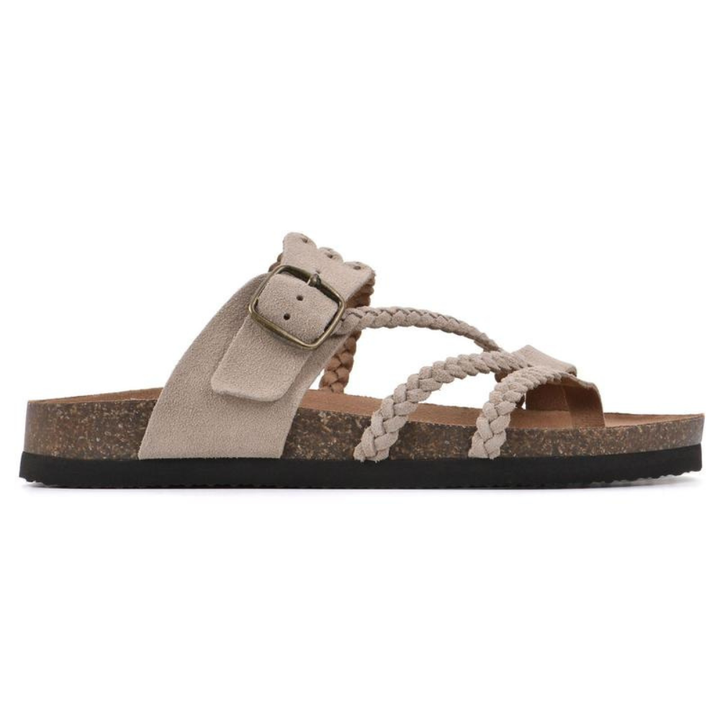 Adriana I Gevlochten Korksandalen