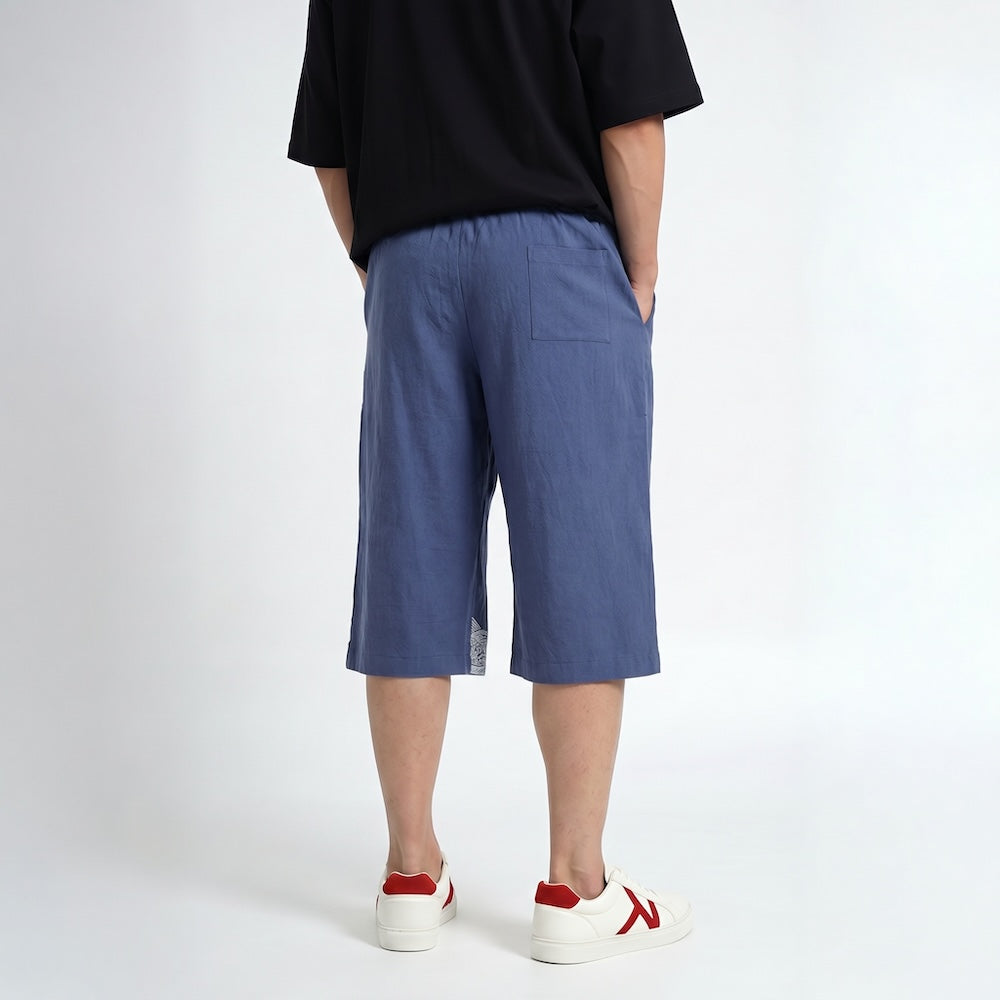 Taro - Japanse comfortabele cropped broek