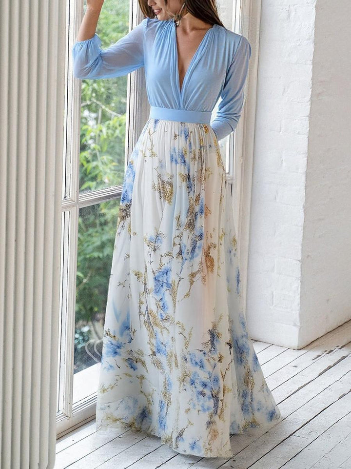 Peniel™ | Elegante Maxi Bloemenjurk
