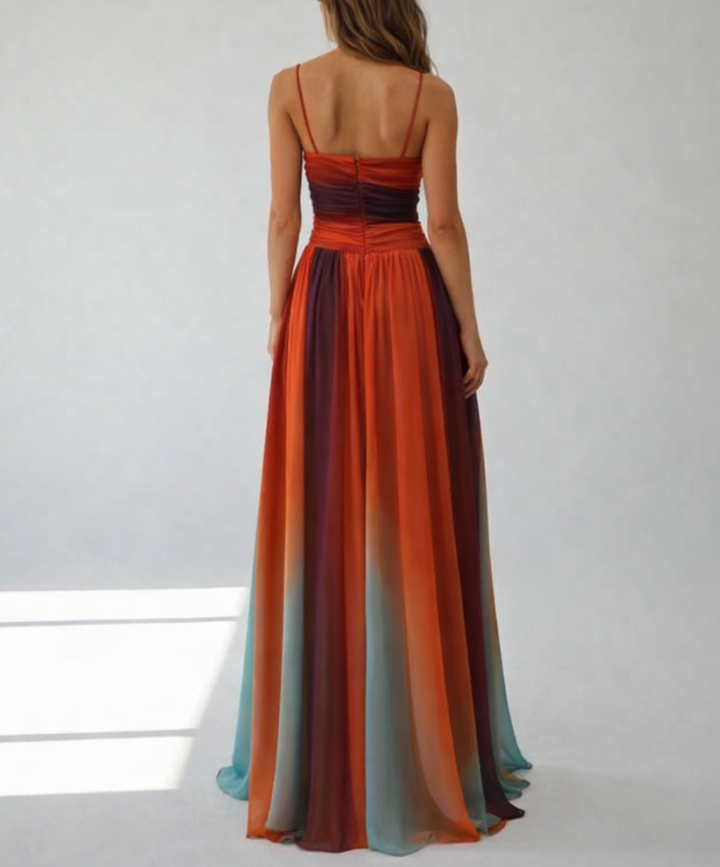 La Scintilla | Elegante Maxi Jurk Lila