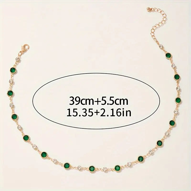 Emerald Groene Hanger Ketting