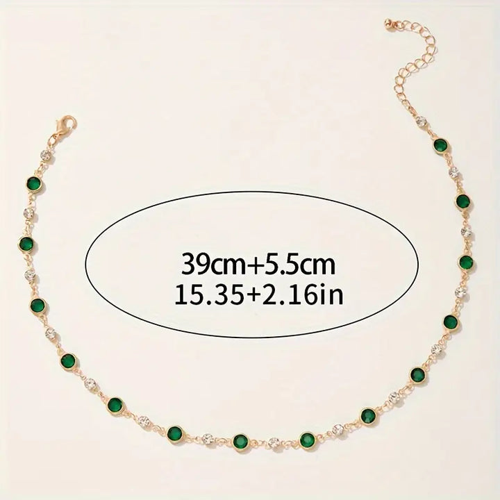 Emerald Groene Hanger Ketting