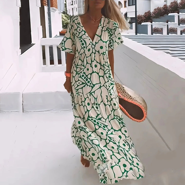 La Scintilla | Maxi Jurk Natuurlijke Elegant