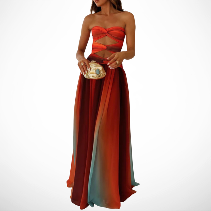 La Scintilla | Elegante Maxi Jurk Lila