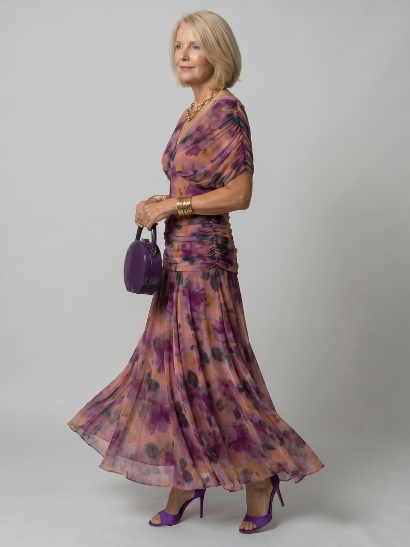 Calen | Midi Off Shoulder Jurk