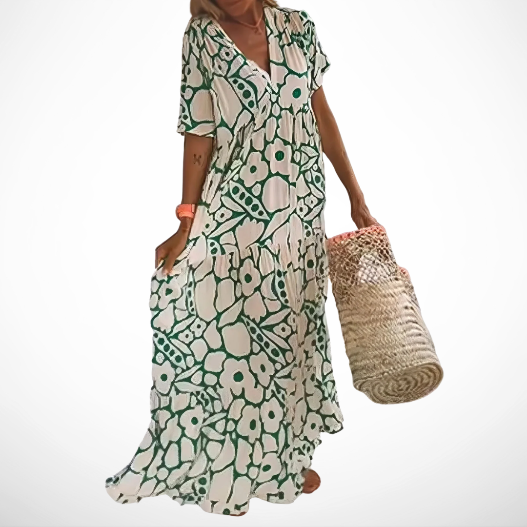 La Scintilla | Maxi Jurk Natuurlijke Elegant
