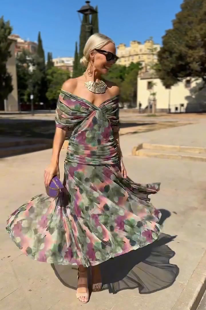 Lorenza™ | Elegante maxi-jurk met V-hals