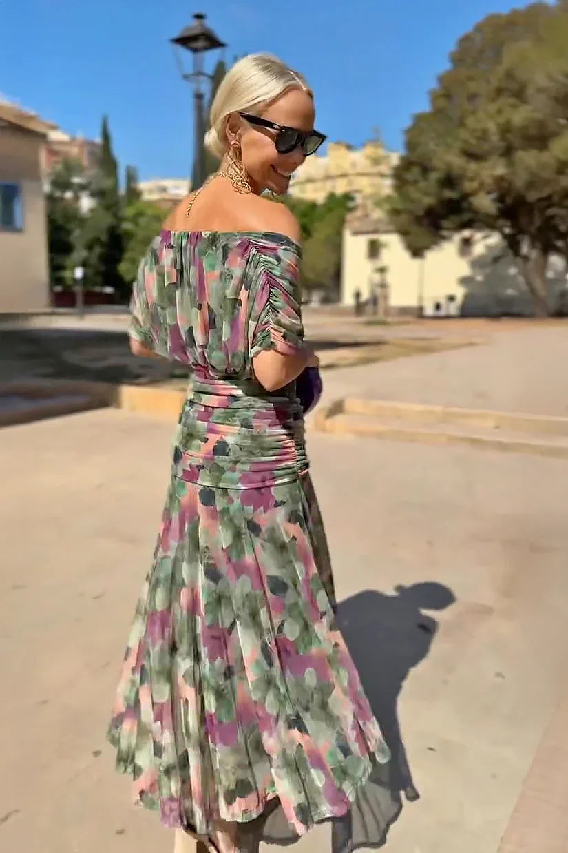 Lorenza™ | Elegante maxi-jurk met V-hals