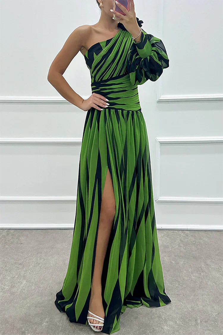 Hazel™ | Elegante Maxi Jurk met Schouder Ontblotend