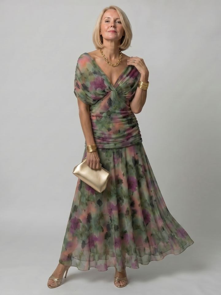 Calen | Midi Off Shoulder Jurk