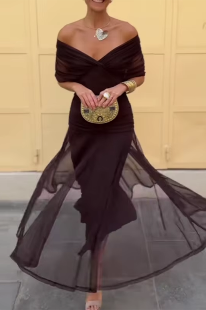 Lorenza™ | Elegante maxi-jurk met V-hals