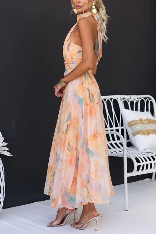 Ava™ – Maxi Bloemenjurk