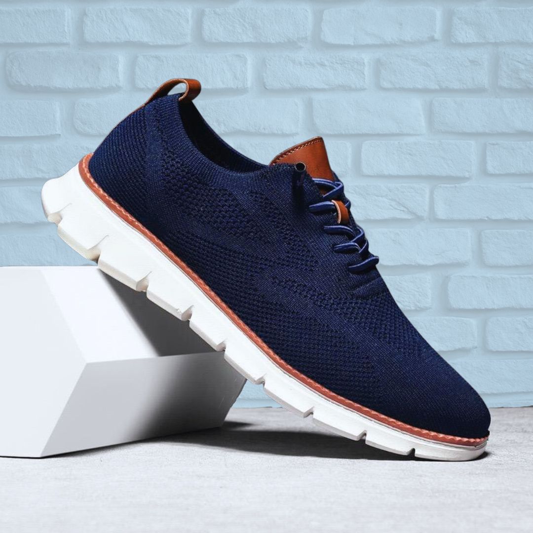 Ultracomfortabele Ademende Schoenen: Marineblauw