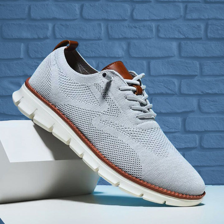 Ultracomfortabele Ademend Schoenen: Lichtgrijs