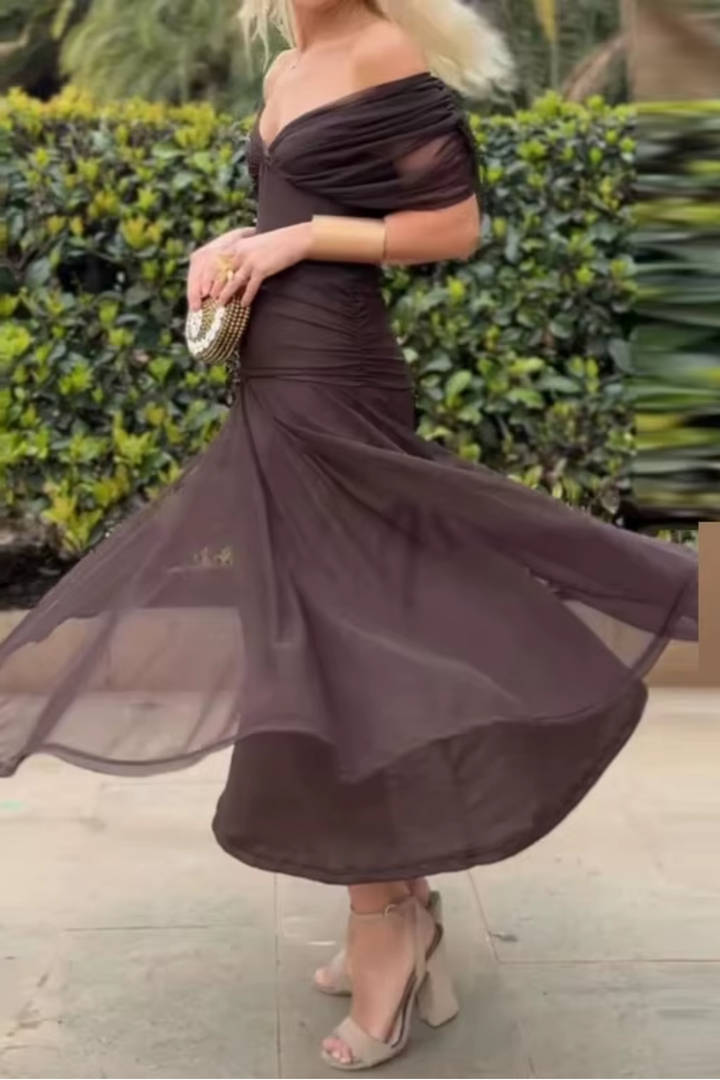 Lorenza™ | Elegante maxi-jurk met V-hals