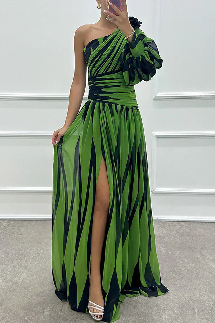 Hazel™ | Elegante Maxi Jurk met Schouder Ontblotend