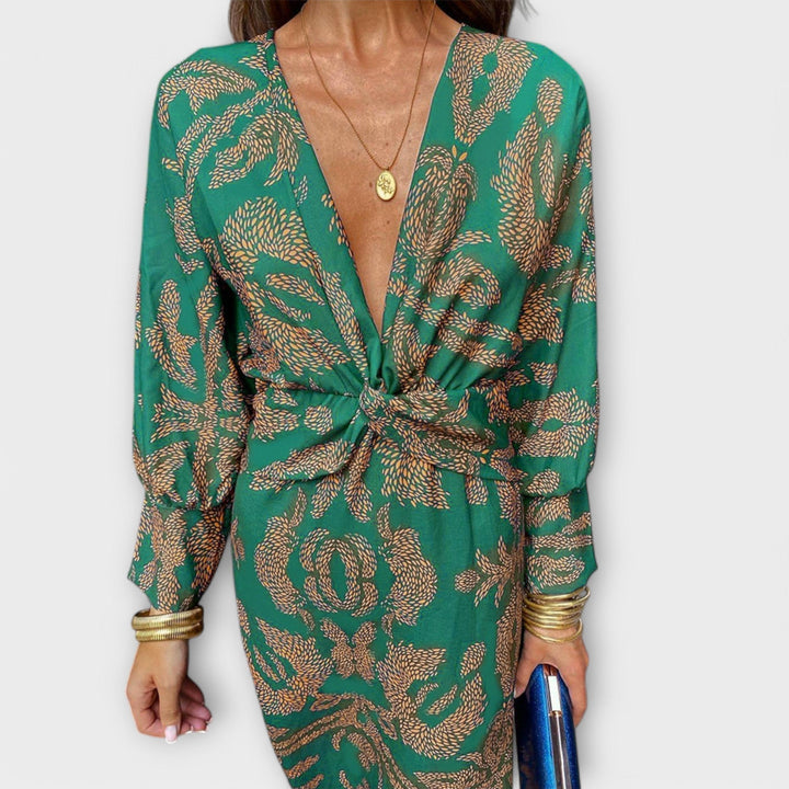 Oriana - Elegante jurk met lange mouwen