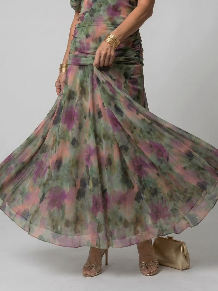 Calen | Midi Off Shoulder Jurk