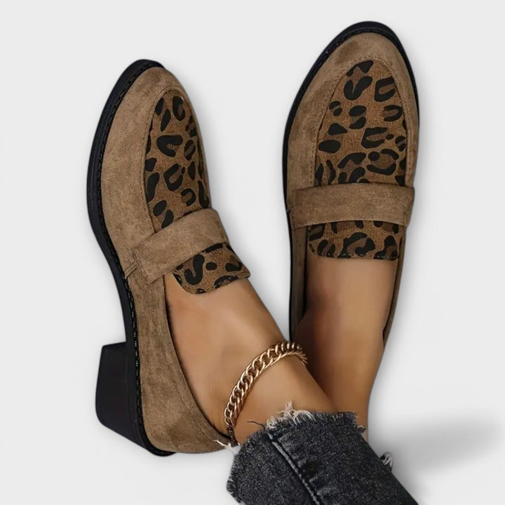 Aurora | Elegante dameschoenen met luipaardprint