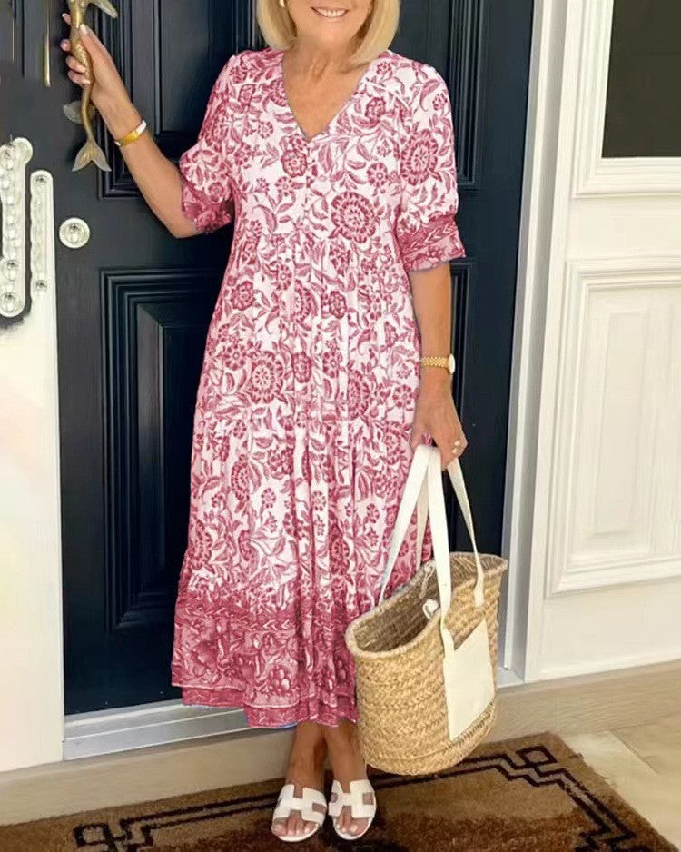Madison – Lichte, vloeiende jurk met flatterend effect