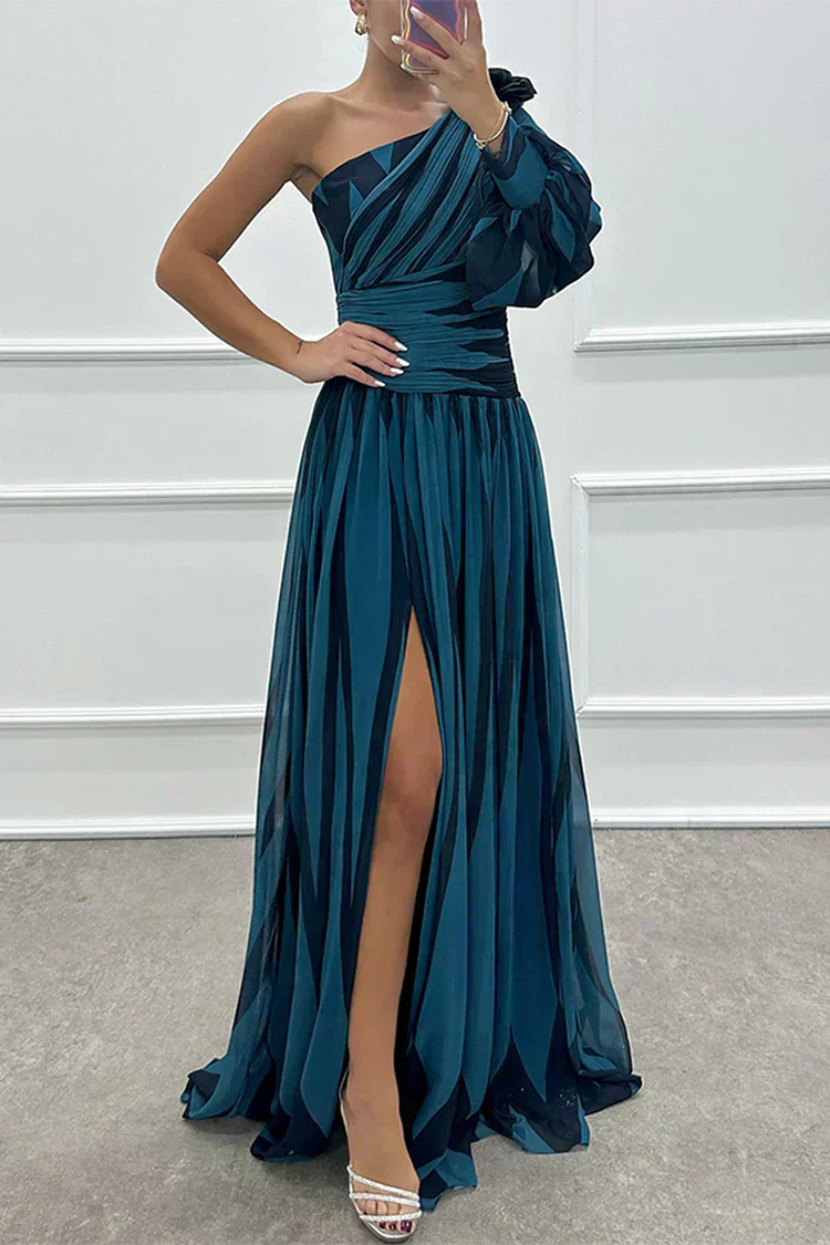 Hazel™ | Elegante Maxi Jurk met Schouder Ontblotend