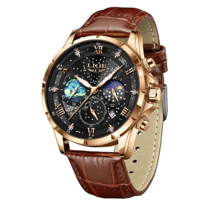 Verfijnde Maanfase Horloge