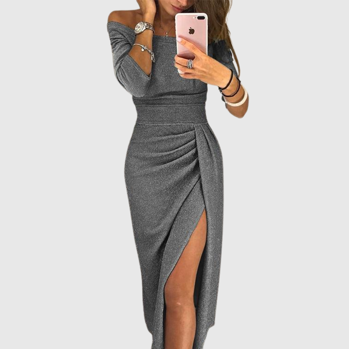 Stella™ | Maxi Jurk met Halterdecolleté