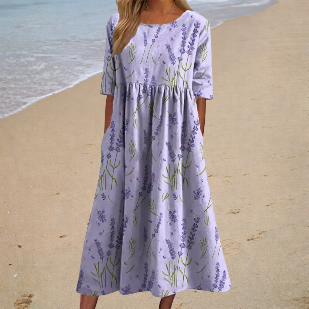 Aurélie | Romantische Midi Jurk